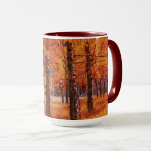 Mug Trembles du Colorado dans la belle splendeur d'aut