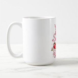 Mug Trempette de fraise Mignon dessert rose Sucrerie