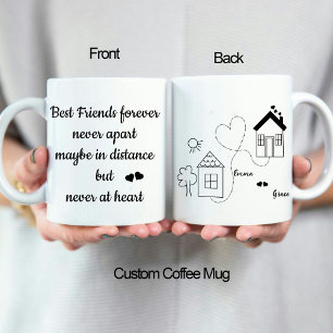 Mug Trendy Long Distance Meilleurs Amis Pour L'Amour