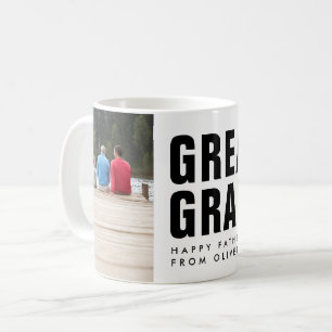Mug Très grand. Grand-père. Fête des pères Photo Café 