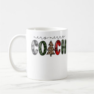 Mug Très Joyeux entraîneur Buffalo Plaid instructeur d