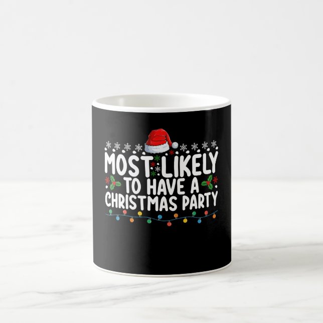 Mug Très Probable D'Avoir Une Famille De Fête De Noël (Centre)
