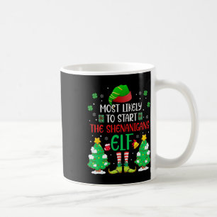 Mug Très Probable De Commencer Les Shenanigans Elf Chr