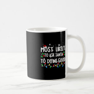 Mug Très Probable De Demander À Père Noël De Définir U
