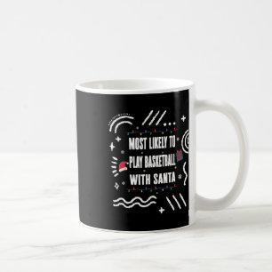 Mug Très Probable De Jouer Bysketbyll Avec Père Noël C