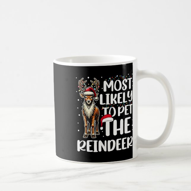 Mug Très Probable De Pet Reindeer Famille Correspondan (Droite)