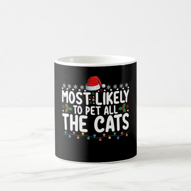 Mug Très Probable De Pet Tous Les Chats Famille De Noë (Centre)