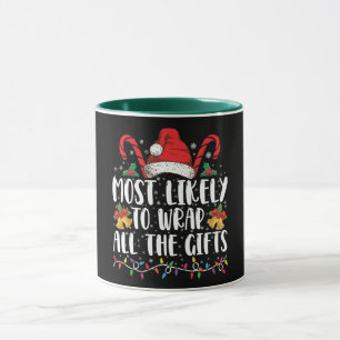Mug Très Probable D'Envelopper Tous Les Cadeaux Famill