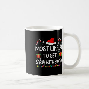 Mug Très Probable D'Obtenir Sy Avec Père Noël Fun Fami