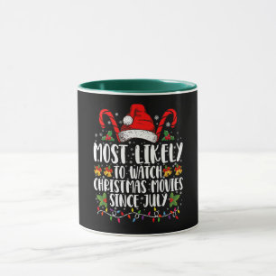 Mug Très susceptible de regarder des films de Noël dep