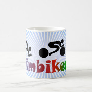Mug TRI conception de butoir NOIRE courue de bain de