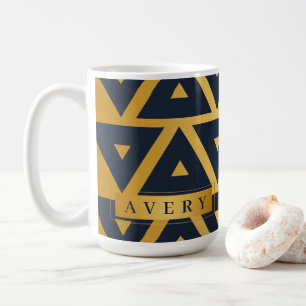 Mug Triangle motif géométrique personnalisé