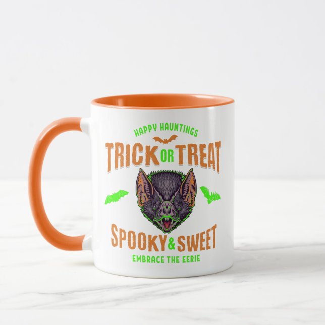 Mug Trick or Treat Halloween Chauves-souris (Gauche)