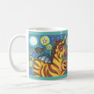 MUG TRICK OU TRAITER BAT WING ZEBRA, CUTE HALLOWEEN