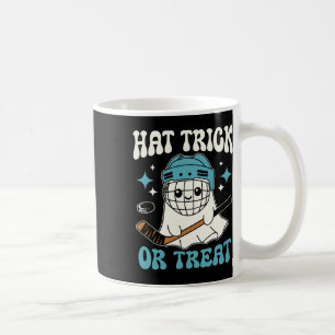 Mug Trick ou Treat Halloween joueur de hockey sur glac