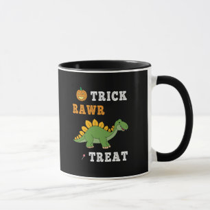 Mug Trick Rawr Treat Cute Halloween Stegosaurus Dino