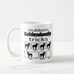 Mug Tricks Goldendoodle têtu