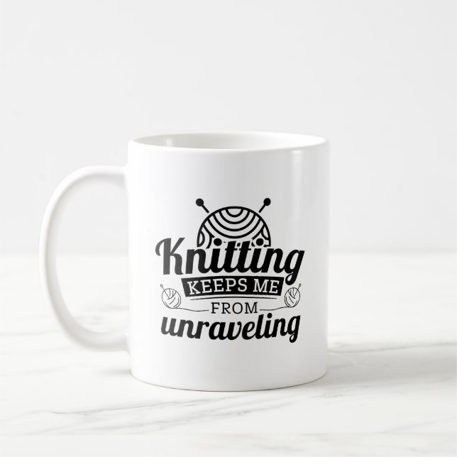 Mug Tricot M'Empêche De Me Démêler (Gauche)