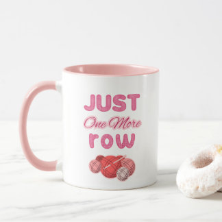 Mug Tricot Rose Juste Une Rangée De Plus