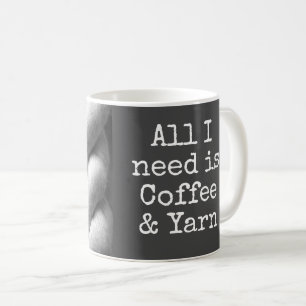 Mug Tricot Tout ce dont j'ai besoin c'est Café & Fer 