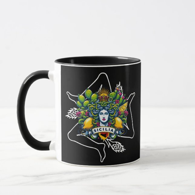 Mug Trinacria sicilienne (Gauche)