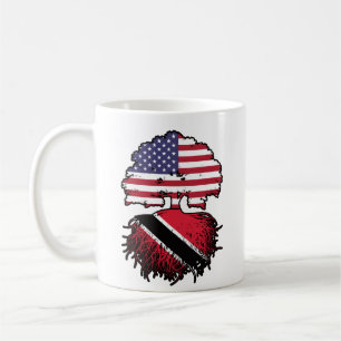 Mug Trinité-et-Tobago Trinidadien American USA Tree