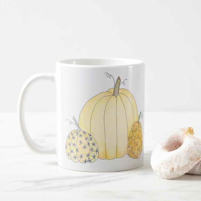 Mug Trio Citrouille (Avec donut)