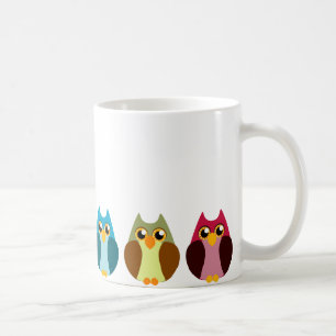 Mug Trio coloré de hibou