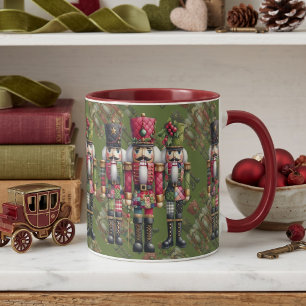 Mug Trio de casse-noisettes de Noël en patchwork fanta