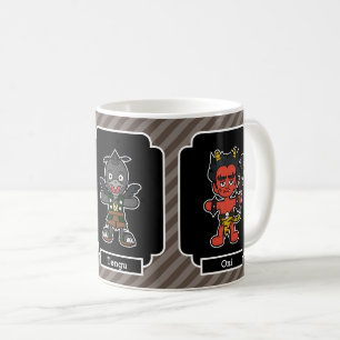 Mug Trio de monstres japonais : Yurei, Tengu et Oni Yo