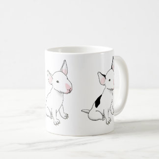Mug - trio de pups de taureau blanc