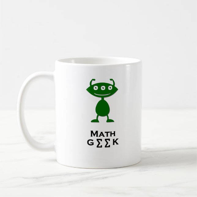 Mug Triple Eye Math Geek vert (Gauche)