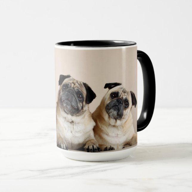 Mug Trois Carlins De Ligne (Devant droit)