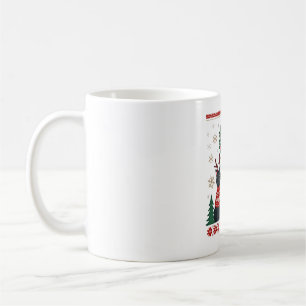 Mug Trois chats drôle de Noël Chat Sweat de Noël sale
