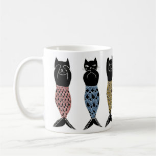Mug Trois chats sages de sirène