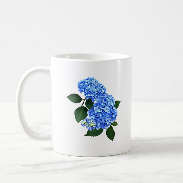 Mug Trois Hydrangea bleu (Gauche)