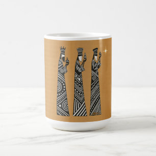 Mug Trois Sages Hommes Nativité de Noël Noir & Blanc