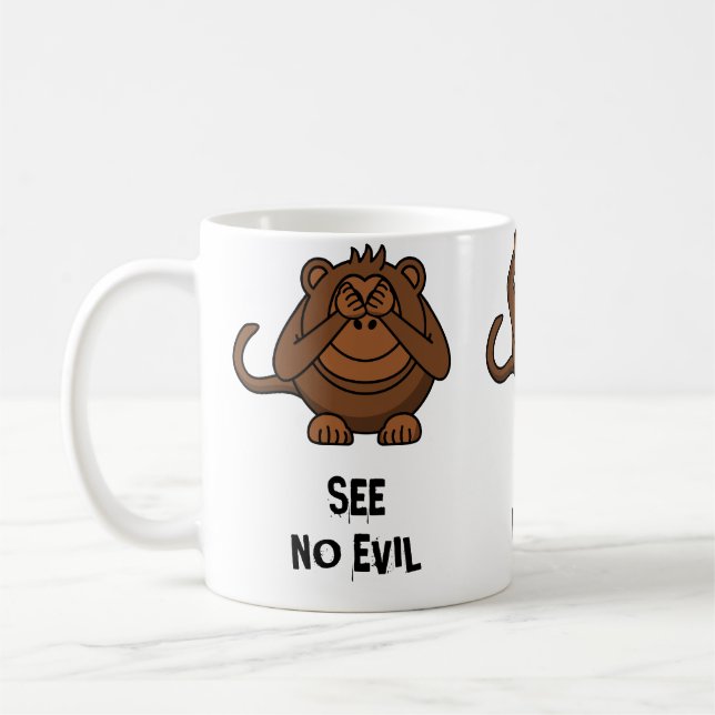 Mug Trois singes sages (Gauche)