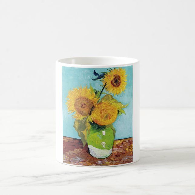 Mug Trois tournesols, Van Gogh (Centre)