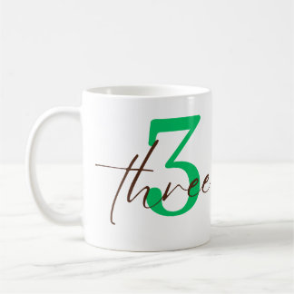 Mug Troisième anniversaire des 3 ans avec personnalisa