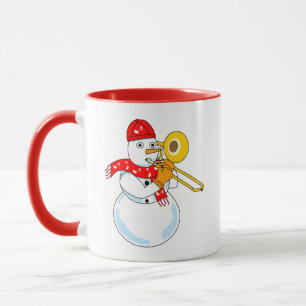 Mug Trombone Snowman