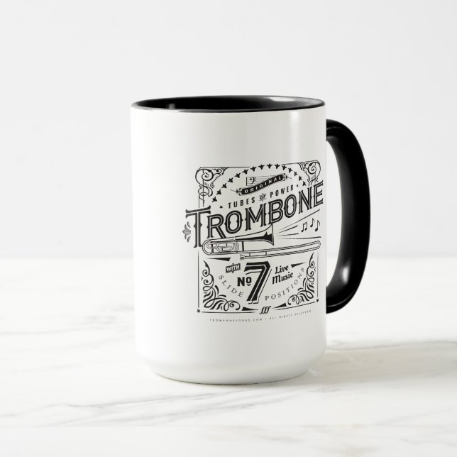 Mug Trombone Vintage (Devant droit)