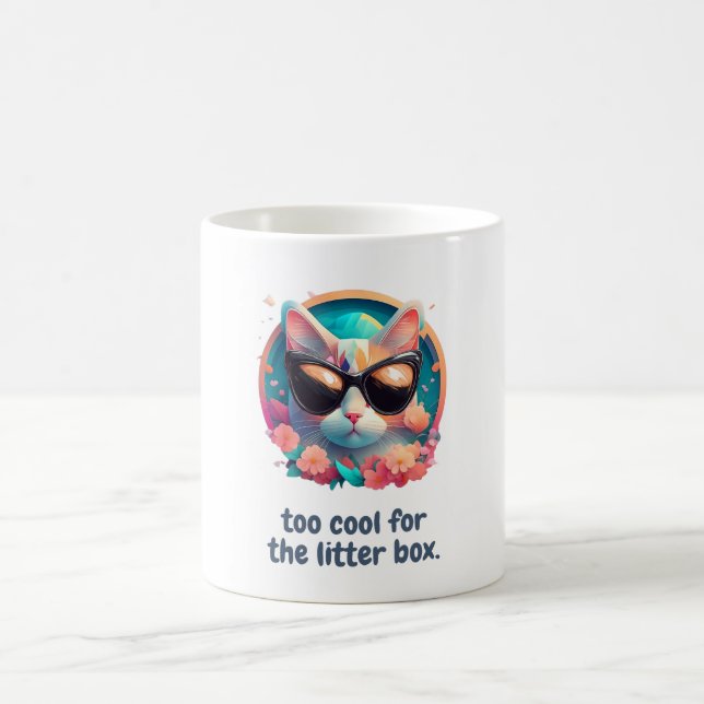 Mug Trop Cool pour la conception de la boîte à litière (Centre)