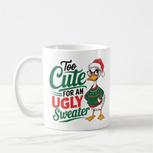 Mug Trop mignon pour un canard de vacances avec un pul