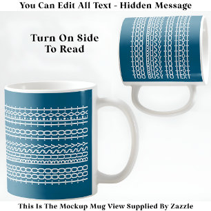 Mug Trop occupé pour cacher le message 136WT Citation