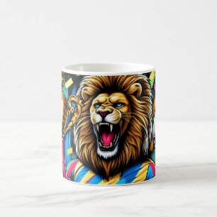 Mug Trophée de football champion de soccer Lion Victoi