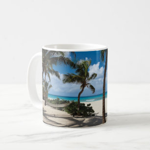 Mug Tropical Beaches Anguilla Beach, Palm Tree