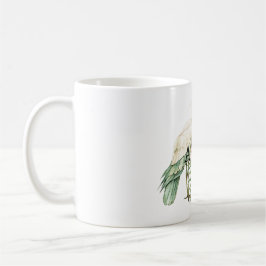 Mug Tropical Bird Pink Orchid Flowers Aloha