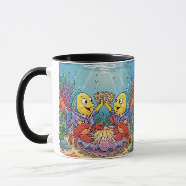 Mug Tropical Fish Poker Night: Underwater Casino & Car (Gauche)