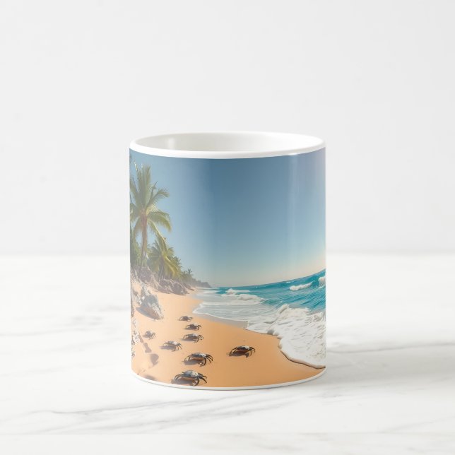 Mug Tropical Golden Shell Beach Chic (Centre)